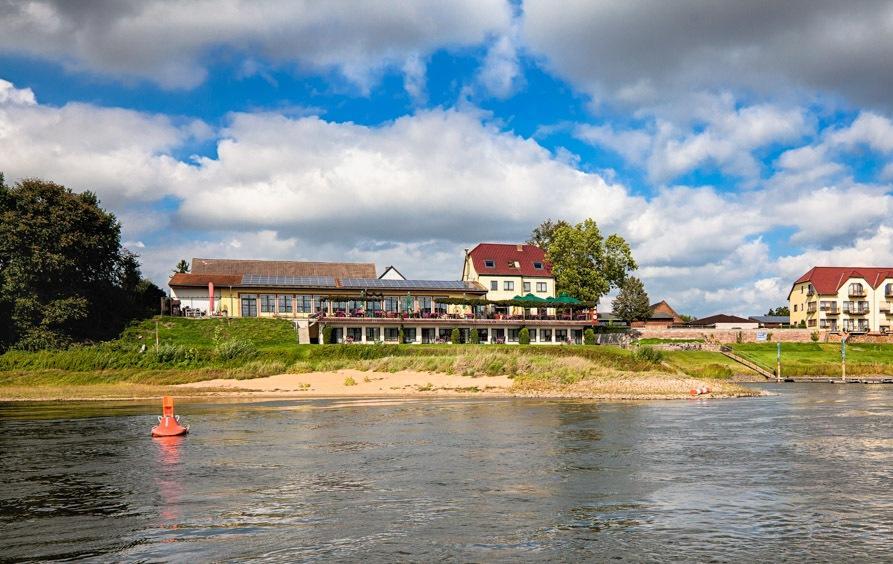 Hotel Elbterrassen Zu Brambach Dessau-Rosslau Zewnętrze zdjęcie